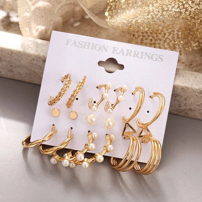 Kairangi Bracelets Kairangi Hoop Earrings for Women Set Of 9 Pairs Gold Plated Combo Hoop Stud Earrings Set For Women and Girls Kairangi Bracelets Kairangi Hoop Earrings for Women Set Of 9 Pairs Gold Plated Combo Hoop Stud Earrings Set For Women and Girls