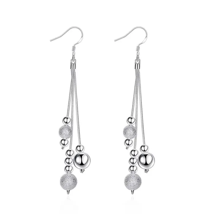 Kairangi Earrings Kairangi Earrings for Women and Girls Silver Dangler Earrings Silver Toned Threads with Beads Long Chain Danglers Earrings for Women Birthday Gift for girls and women Anniversary Gift for Wife Kairangi Earrings Kairangi Earrings for Women and Girls Silver Dangler Earrings Silver Toned Threads with Beads Long Chain Danglers Earrings for Women Birthday Gift for girls and women Anniversary Gift for Wife