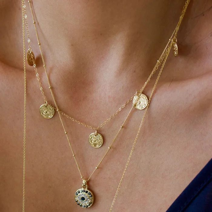 Katie Waltman Sicily MnzHalskette GOLD ODER SILBER Katie Waltman PreStyled Sets