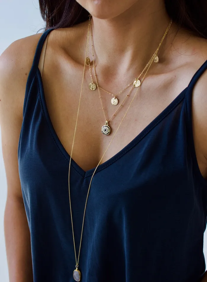 Katie Waltman Sicily MnzHalskette GOLD ODER SILBER Katie Waltman PreStyled Sets