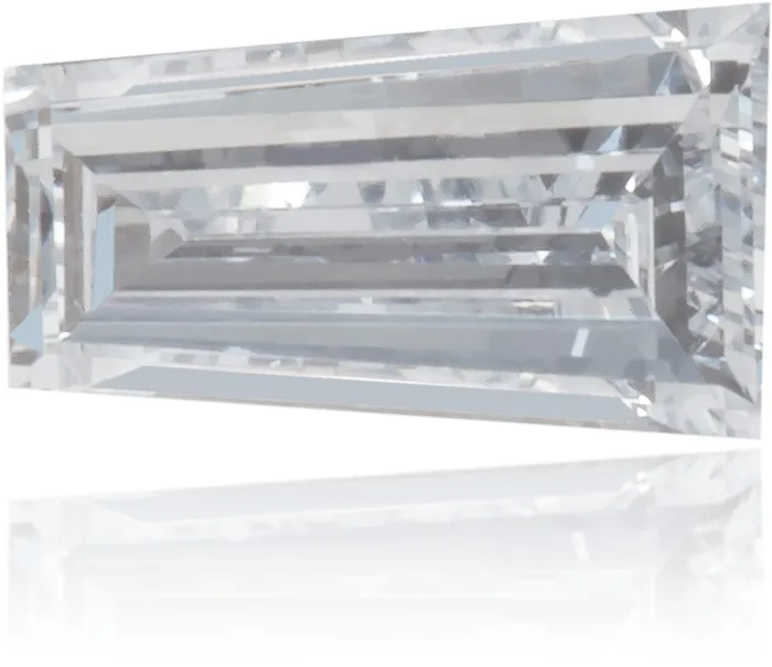 Langerman Diamonds Earrings Natural Blue Diamond Baguette 015 ct Polished