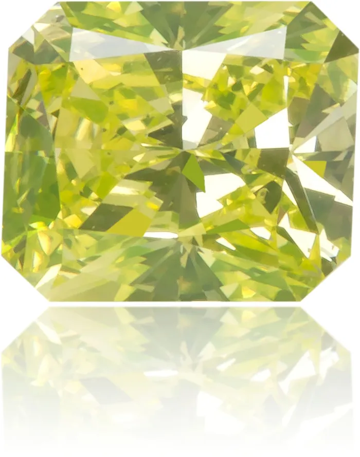 Langerman Diamonds Earrings Natural Green Diamond Rectangle 059 ct Polished Langerman Diamonds Earrings Natural Green Diamond Rectangle 059 ct Polished