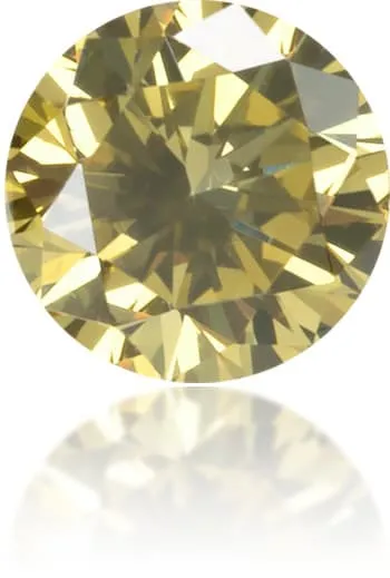 Langerman Diamonds Earrings Natural Green Diamond Round 016 ct Polished