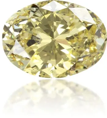 Langerman Diamonds Earrings Natural Yellow Diamond Oval 078 ct Polished Langerman Diamonds Earrings Natural Yellow Diamond Oval 078 ct Polished