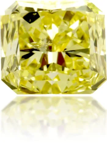 Langerman Diamonds Earrings Natural Yellow Diamond Square 103 ct Polished