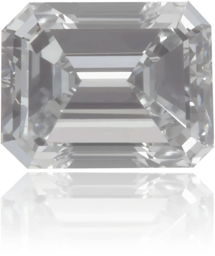 Langerman Diamonds Natural Gray Diamond Rectangle 024 ct Polished Earrings