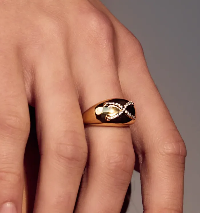 LUV AJ Mariner Cross Ring Rings LUV AJ Mariner Cross Ring Rings
