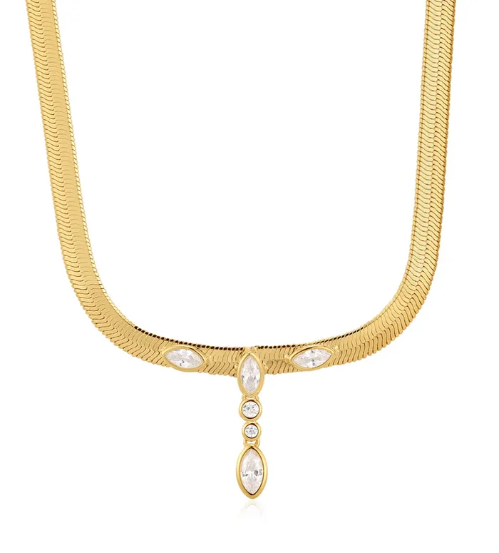 LUV AJ Necklaces The Bianca Drop Necklace