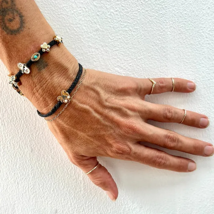 Mariposa Macrame Bracelet in 10k Gold Scosha Bracelets
