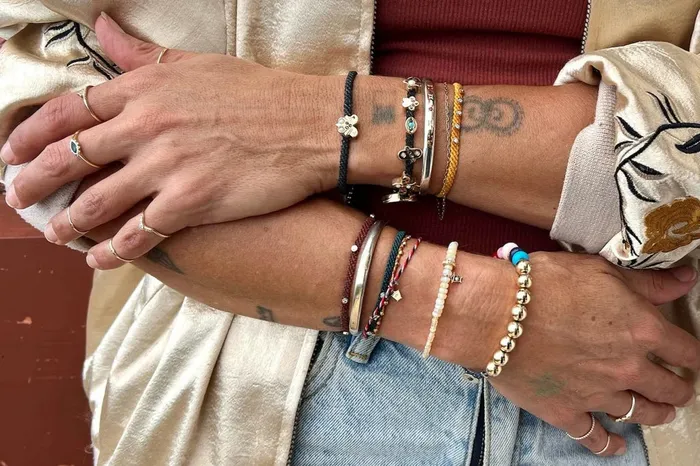 Mariposa Macrame Bracelet in 10k Gold Scosha Bracelets