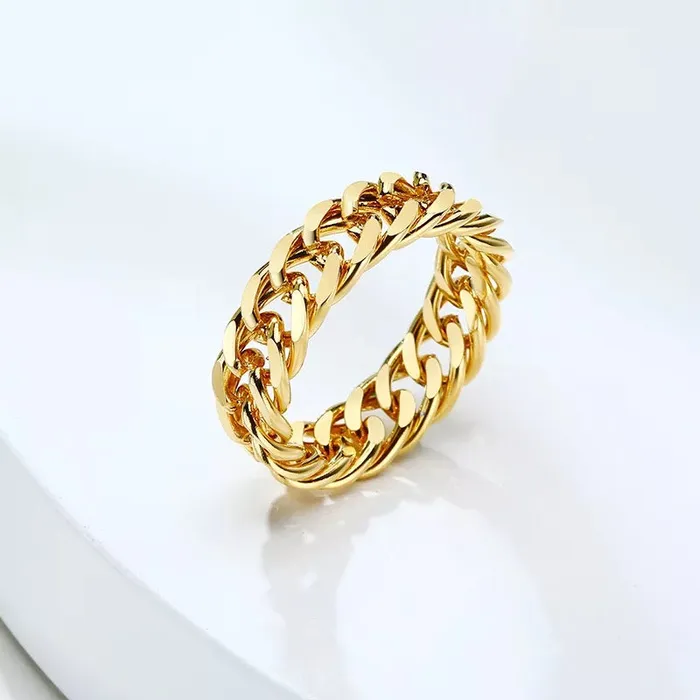 meaeguet Rings Chain Ring