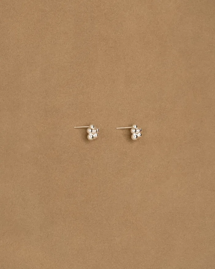 MYJN Elinor Mini Bobble Grape Stud Earrings Earrings