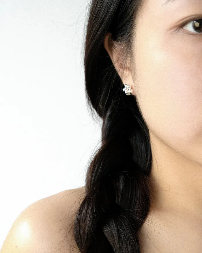 MYJN Elinor Mini Bobble Grape Stud Earrings Earrings