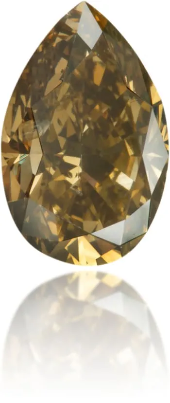 Natural Brown Diamond Pear Shape 061 ct Polished Langerman Diamonds Earrings Natural Brown Diamond Pear Shape 061 ct Polished Langerman Diamonds Earrings