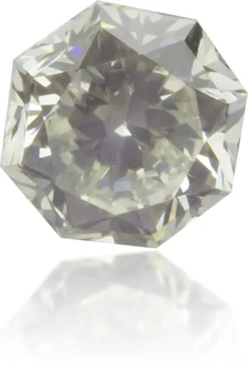 Natural Green Diamond Octagon 023 ct Polished Langerman Diamonds Earrings