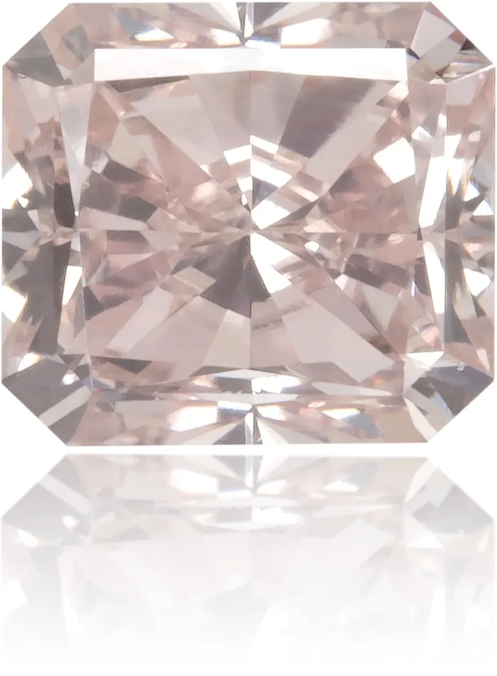 Natural Pink Diamond Rectangle 064 ct Polished Langerman Diamonds Earrings Natural Pink Diamond Rectangle 064 ct Polished Langerman Diamonds Earrings