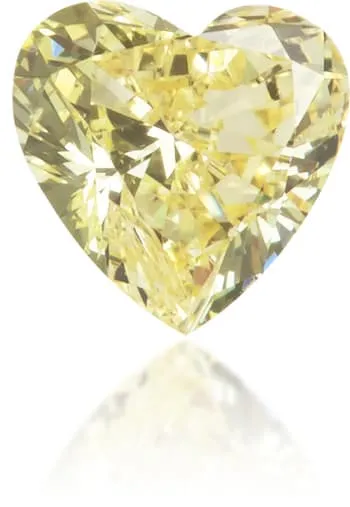 Natural Yellow Diamond Heart Shape 019 ct Polished Langerman Diamonds Necklaces Natural Yellow Diamond Heart Shape 019 ct Polished Langerman Diamonds Necklaces