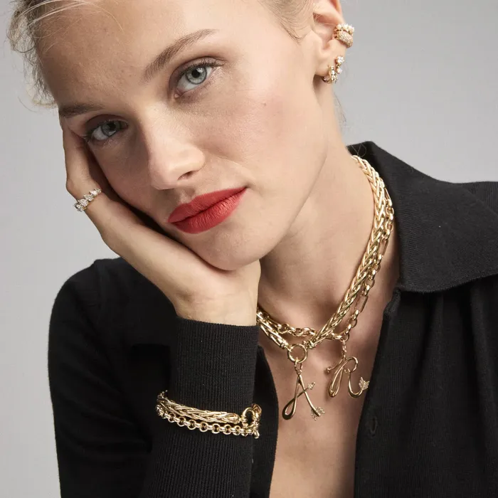 Necklaces Adina Reyter Chunky Wheat Chain Necklace