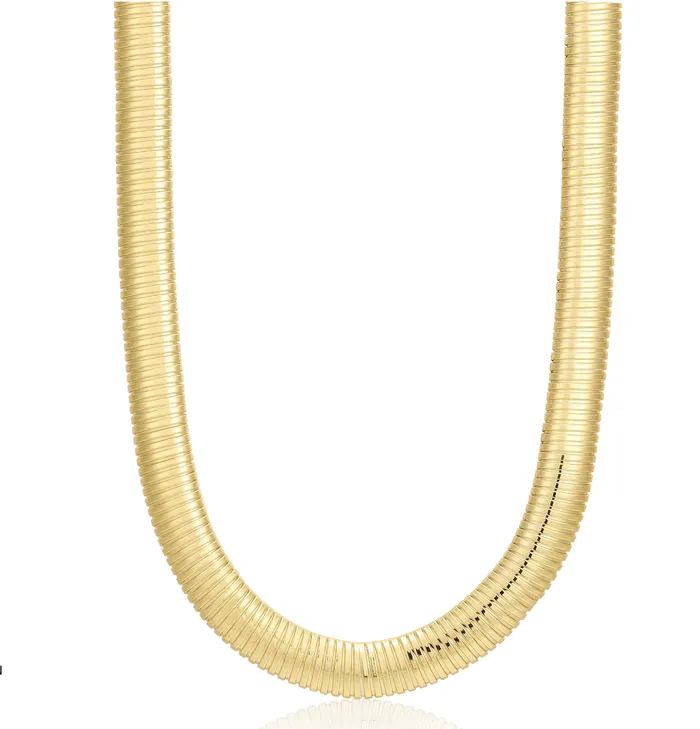 Necklaces FLEX SNAKE CHAIN NECKLACE GOLD LUV AJ