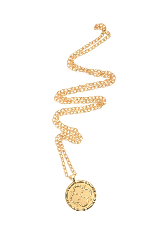 Necklaces Jane Win Love Coin Pendant