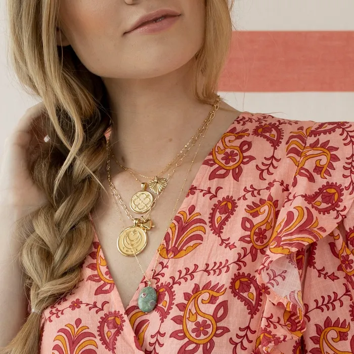 Necklaces Jane Win Love Coin Pendant