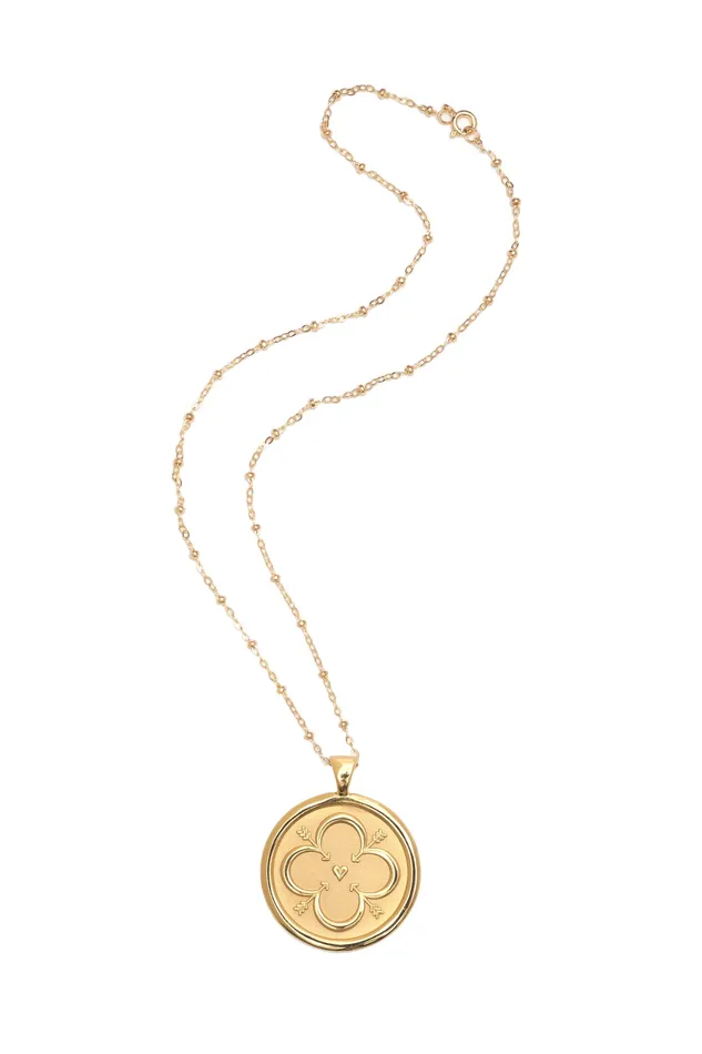 Necklaces Jane Win Love Coin Pendant