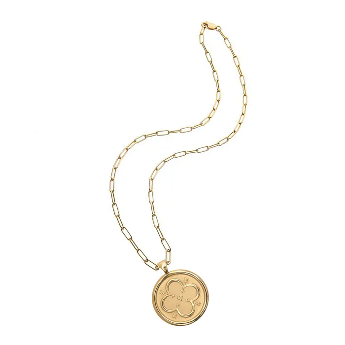 Necklaces Jane Win Love Coin Pendant