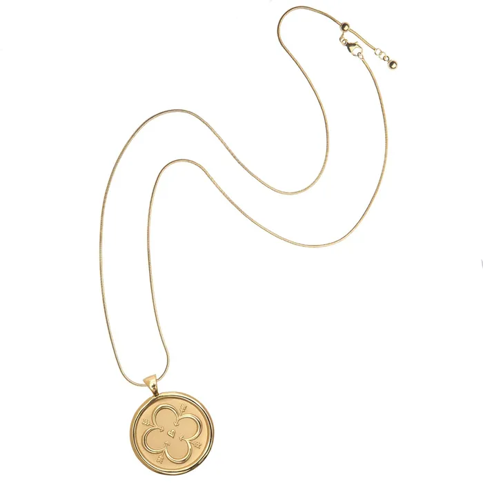 Necklaces Jane Win Love Coin Pendant
