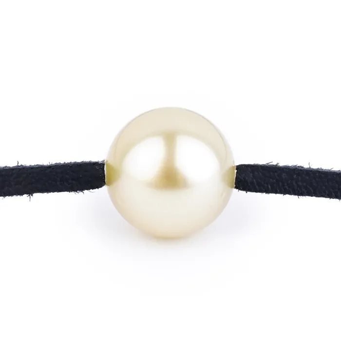 Necklaces Kamoka Pearl Golden 134mm Super Mana Necklace