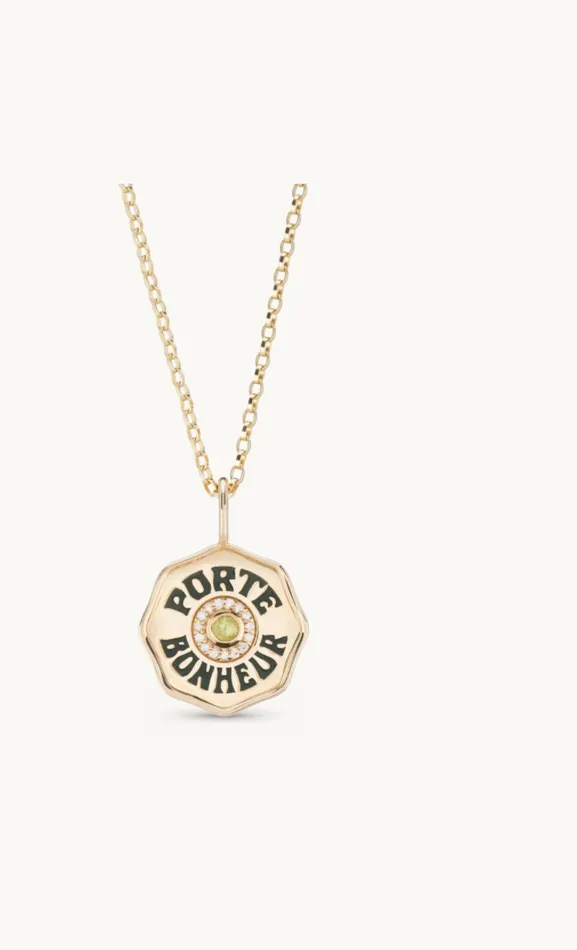 Necklaces Marlo Laz Mini Porte Bonheur Necklace