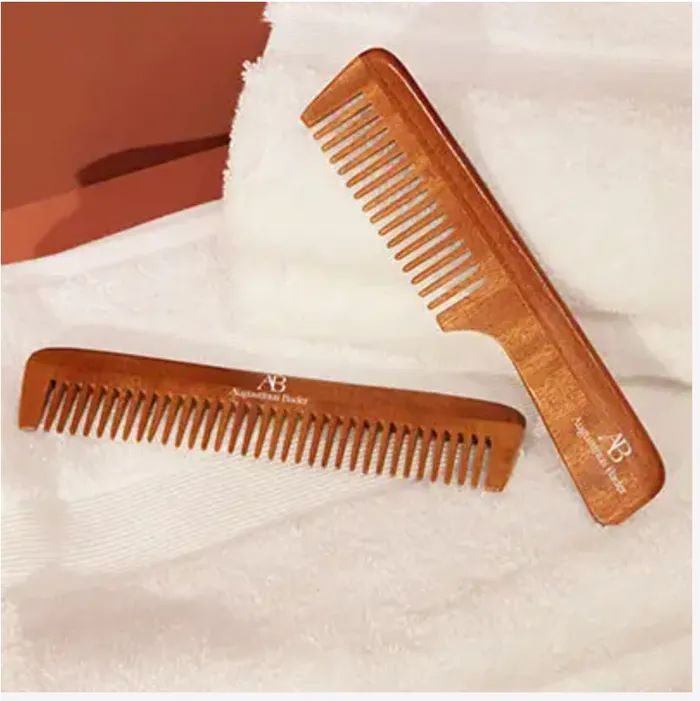 Necklaces Neem Comb With Handle Augustinus Bader