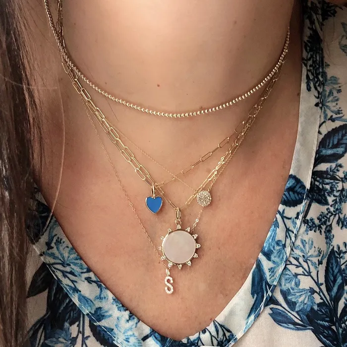 Necklaces Rachel Reid 14k 2mm Beaded Necklace Necklaces Rachel Reid 14k 2mm Beaded Necklace