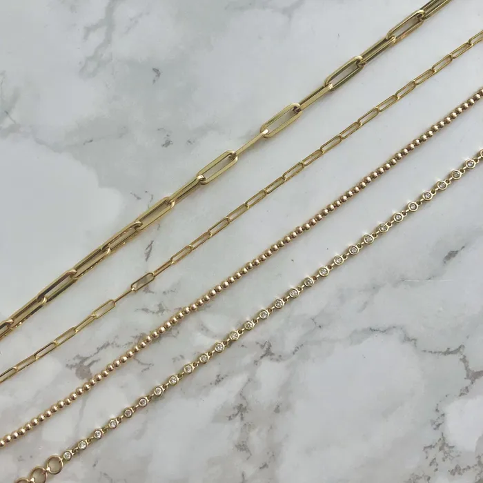 Necklaces Rachel Reid 14k 2mm Beaded Necklace Necklaces Rachel Reid 14k 2mm Beaded Necklace