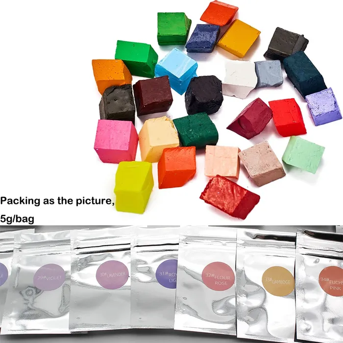Necklaces Resin Art Hub Flour Rose Color Dye For Candle Soap Making