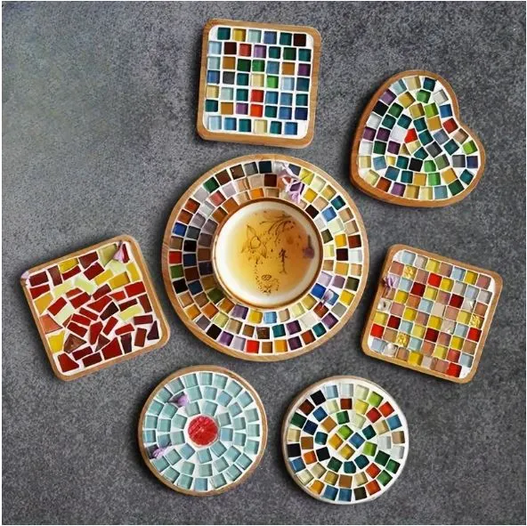 Necklaces RESIN ART HUB Mosaic Crystal Glass for Resin Art 500g