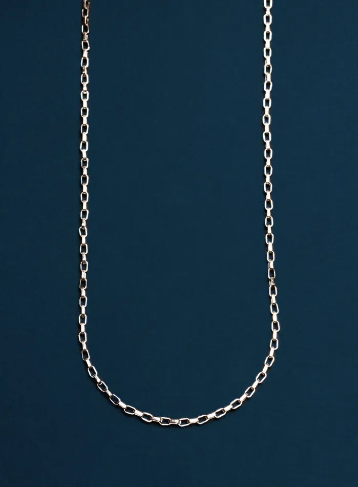Necklaces Waterproof Box Chain Necklace for Men 2mm WE ARE ALL SMITH