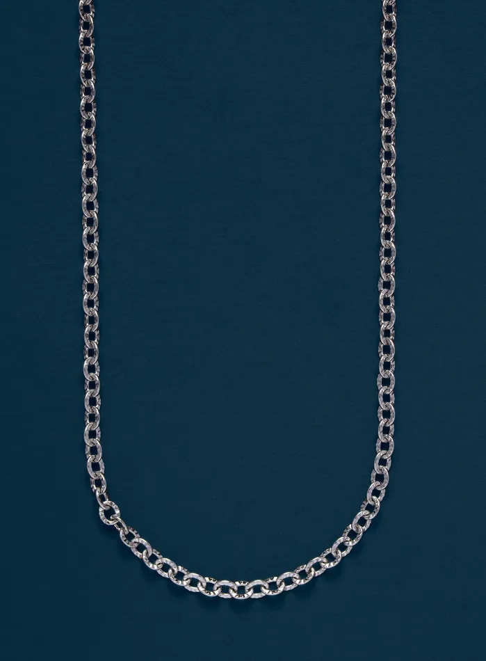 Necklaces WE ARE ALL SMITH Waterproof 3mm 316L Stainless Steel Classic Cable Chain Necklace