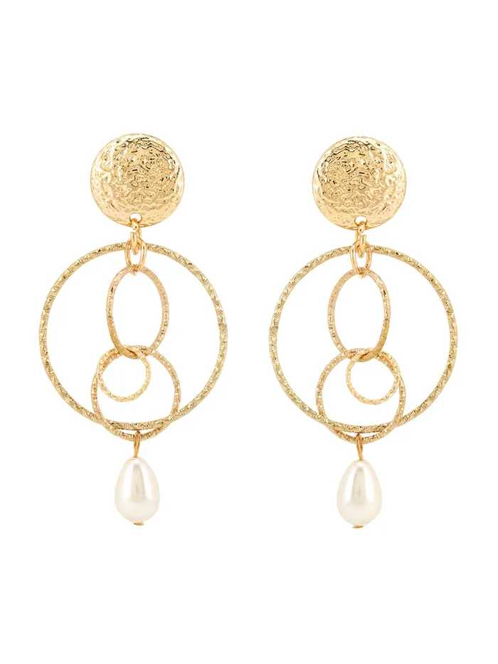 Necklaces Yellow Chimes Latest Fashion Gold Plated Circle Design Pearl Drop Earrings for Women and Girls Medium YCFJERCRCLDGNGL Yellow Chimes Necklaces Yellow Chimes Latest Fashion Gold Plated Circle Design Pearl Drop Earrings for Women and Girls Medium YCFJERCRCLDGNGL Yellow Chimes