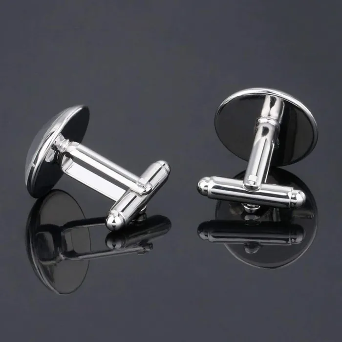 Necklaces Yellow Chimes Yellow Chimes Cufflinks for Men Alphabets Cuff links Letter R Statement Stainless Steel Cufflinks for Men and Boys