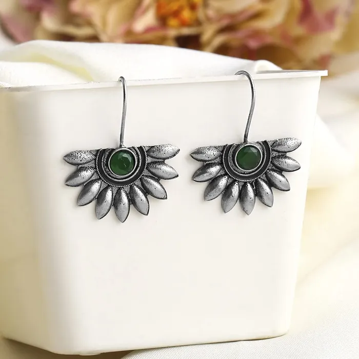 Necklaces Yellow Chimes Yellow Chimes Earrings for Women and Girls Silver Oxidised Earrings Silver Oxidised Earrings Birthday Gift For girls and women Anniversary Gift for Wife