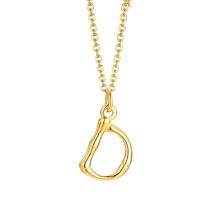 Necklaces Yellow Chimes Yellow Chimes Latest Fashion Stainless Steel 18K Gold Plated Initial Pendant with Alphabet D for Women and Girls Necklaces Yellow Chimes Yellow Chimes Latest Fashion Stainless Steel 18K Gold Plated Initial Pendant with Alphabet D for Women and Girls