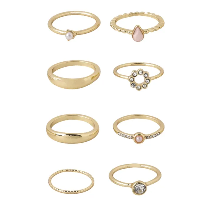 Necklaces Yellow Chimes Yellow Chimes Rings for Women and Girls Fashion Aesthetic Golden Ring Set Gold Plated Aesthetic Ring Knuckle Rings Set 8 Pcs Combo Geometric Rings Birthday Gift For Girls and Women Necklaces Yellow Chimes Yellow Chimes Rings for Women and Girls Fashion Aesthetic Golden Ring Set Gold Plated Aesthetic Ring Knuckle Rings Set 8 Pcs Combo Geometric Rings Birthday Gift For Girls and Women