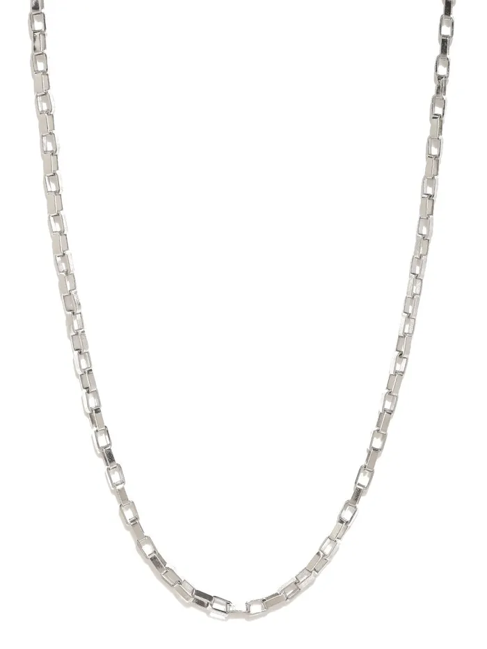 Necklaces Yellow Chimes Yellow Chimes Stainless Steel Chain for Men and Boys Necklaces Yellow Chimes Yellow Chimes Stainless Steel Chain for Men and Boys