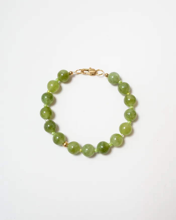 Nelli Grand Peridot Beaded Bracelet CUN Bracelets