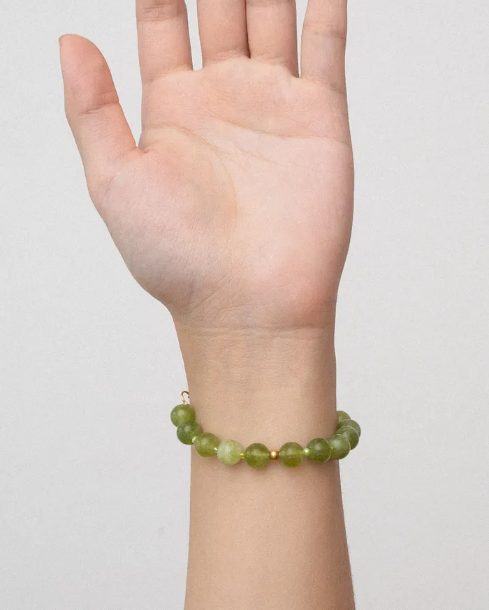 Nelli Grand Peridot Beaded Bracelet CUN Bracelets