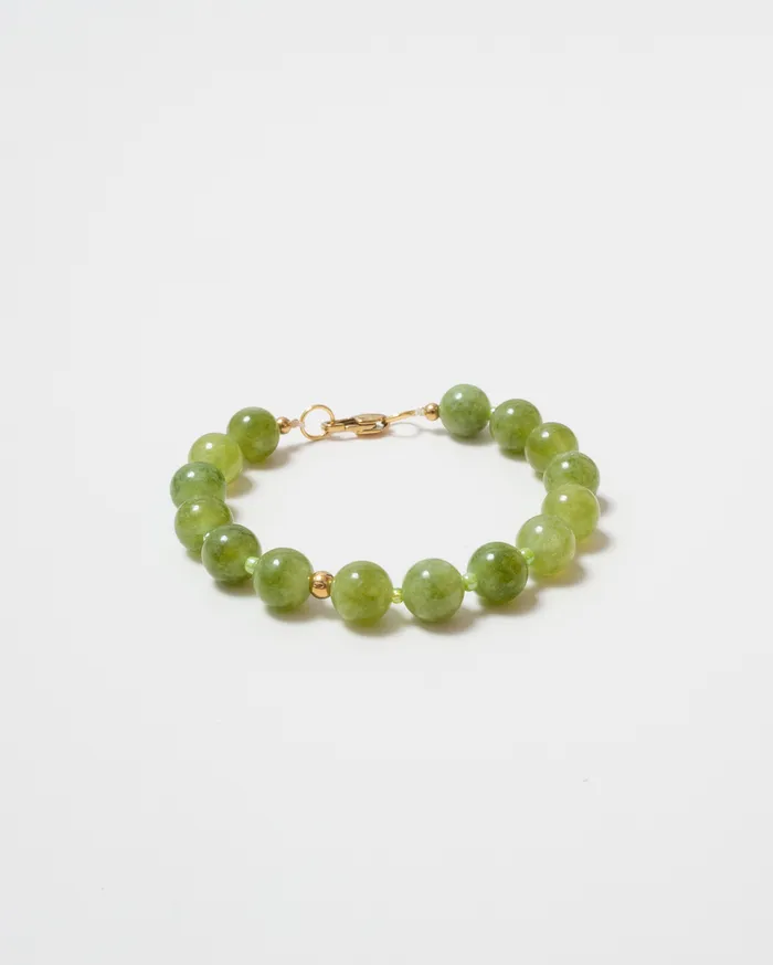 Nelli Grand Peridot Beaded Bracelet CUN Bracelets