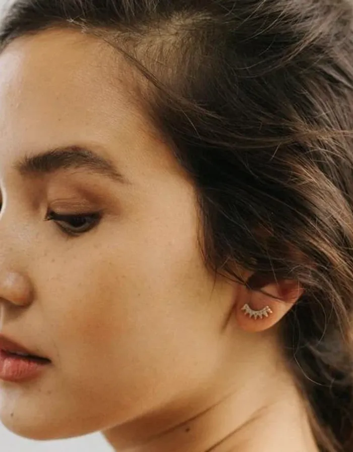 Nova Climber Earrings Silver Candlewick Gift Shop Earrings