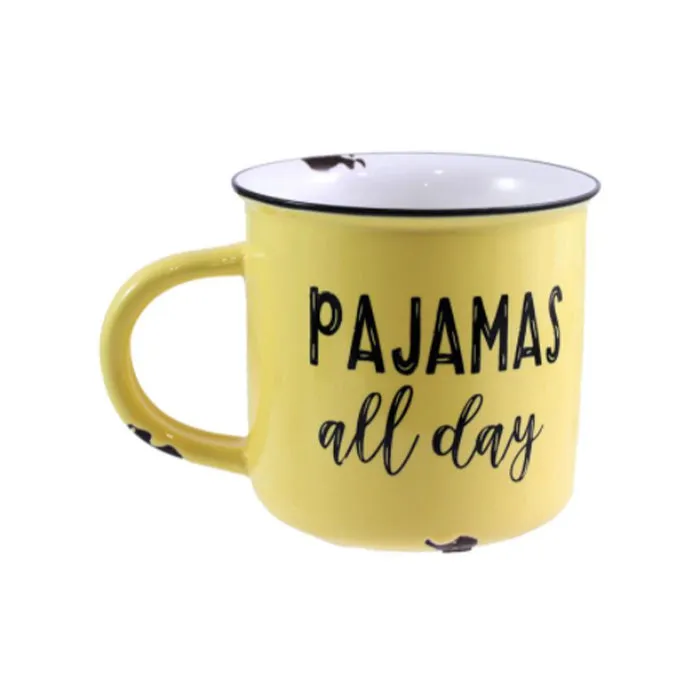 Pajamas All Day Mug Candlewick Gift Shop Necklaces