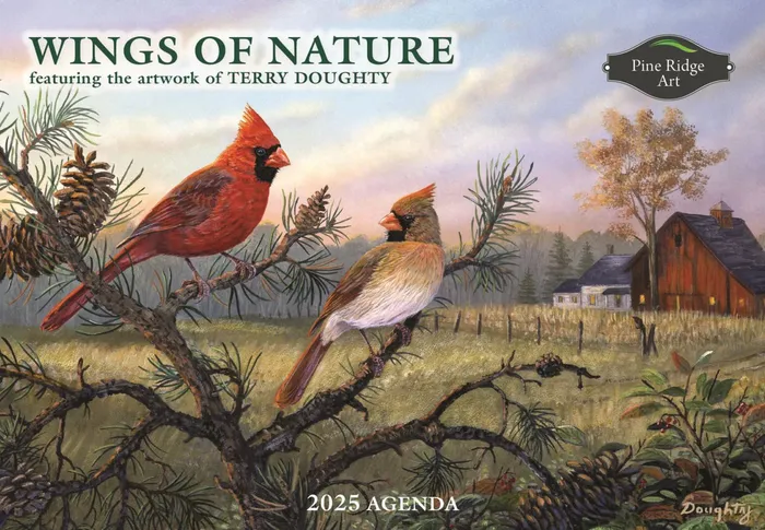 PineRidge Art Earrings Agenda Pocket 2025 Calendars