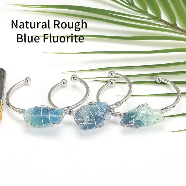 Raw Crystal Bracelets Balance Chakra Bracelet metamorphidi Bracelets